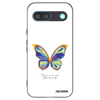 Picasee Μαύρη θήκη σιλικόνης για Google Pixel 8 - Diamanty White