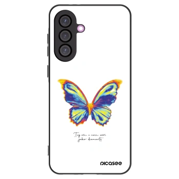 Picasee Μαύρη θήκη σιλικόνης για Samsung Galaxy A56 5G A566B - Diamanty White