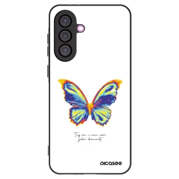 Picasee Μαύρη θήκη σιλικόνης για Samsung Galaxy A36 5G - Diamanty White