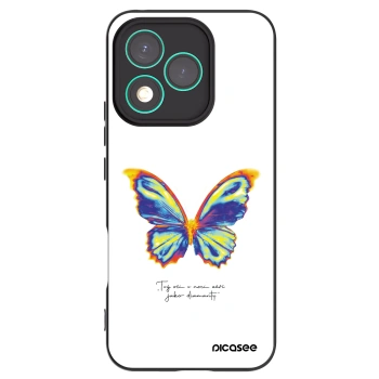Picasee Μαύρη θήκη σιλικόνης για Honor 400 Lite 5G - Diamanty White