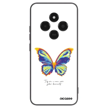 Picasee Μαύρη θήκη σιλικόνης για Xiaomi Poco C75 - Diamanty White