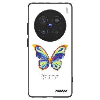 Picasee Μαύρη θήκη σιλικόνης για Vivo X200 Pro - Diamanty White