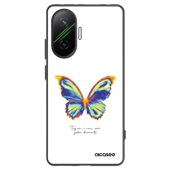 Picasee Μαύρη θήκη σιλικόνης για Xiaomi Poco F7 5G - Diamanty White