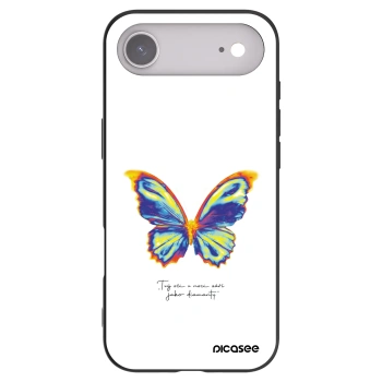 Picasee Μαύρη θήκη σιλικόνης για Apple iPhone Air - Diamanty White
