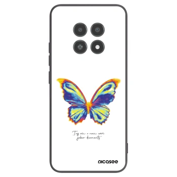 Picasee Μαύρη θήκη σιλικόνης για Realme 12X - Diamanty White