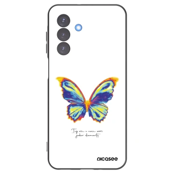 Picasee Μαύρη θήκη σιλικόνης για Samsung Galaxy A17 5G - Diamanty White