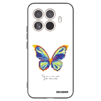 Picasee Μαύρη θήκη σιλικόνης για Xiaomi 15T Pro - Diamanty White