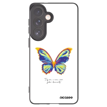 Picasee Μαύρη θήκη σιλικόνης για Samsung Galaxy S26+ - Diamanty White