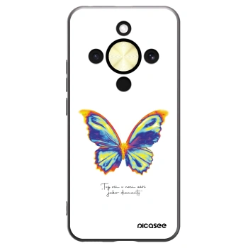 Picasee Μαύρη θήκη σιλικόνης για Honor Magic8 Lite 5G - Diamanty White