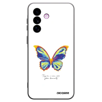 Picasee Μαύρη θήκη σιλικόνης για Samsung Galaxy A57 5G - Diamanty White