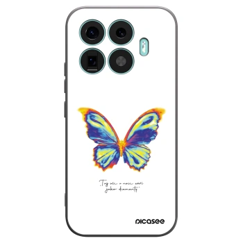Picasee Μαύρη θήκη σιλικόνης για Xiaomi 17T - Diamanty White