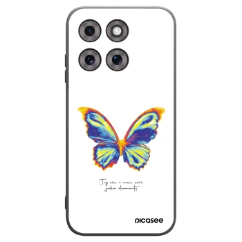 Picasee Μαύρη θήκη σιλικόνης για Motorola Moto G77 - Diamanty White