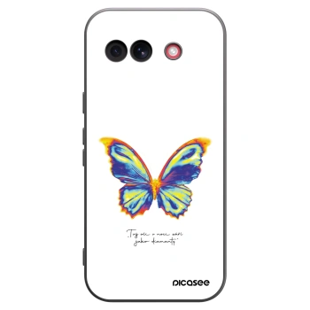 Picasee Μαύρη θήκη σιλικόνης για Google Pixel 10a - Diamanty White