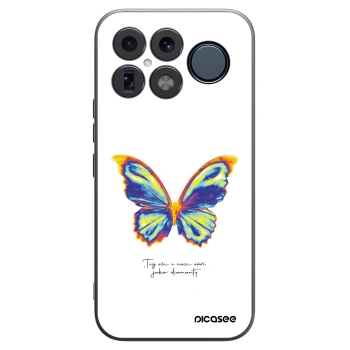 Picasee Μαύρη θήκη σιλικόνης για Xiaomi Poco F8 Ultra - Diamanty White