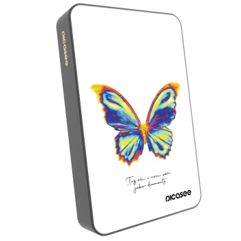 Picasee Powerbank με MagSafe 10 000 mAh Γκρί - Diamanty White