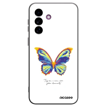 Picasee Μαύρη θήκη σιλικόνης για Samsung Galaxy A37 - Diamanty White