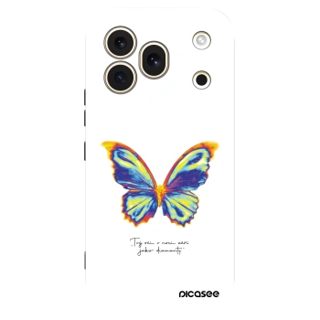 Picasee Μαύρη θήκη σιλικόνης για Honor 600 Pro - Diamanty White