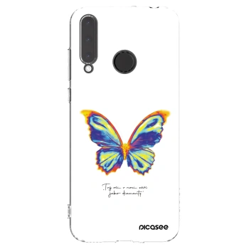 Picasee διαφανής θήκη σιλικόνης Honor 20 Lite - Diamanty White