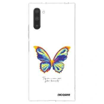 Picasee διαφανής θήκη σιλικόνης Samsung Galaxy Note 10 N970F - Diamanty White