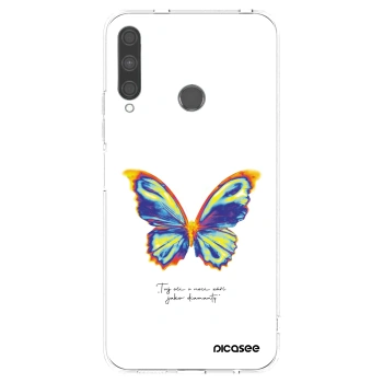 Picasee διαφανής θήκη σιλικόνης Huawei P40 Lite E - Diamanty White