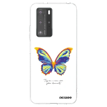 Θήκη για Huawei P40 Pro - Diamanty White