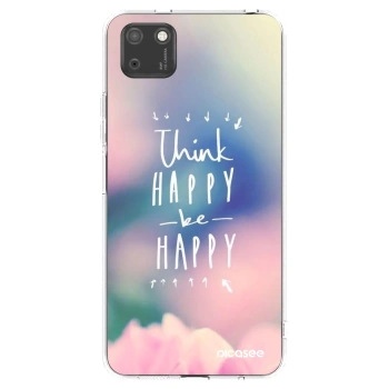 Picasee διαφανής θήκη σιλικόνης Huawei Y5P - Think happy be happy