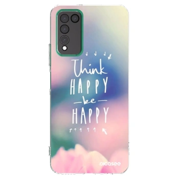 Picasee διαφανής θήκη σιλικόνης Honor 10X Lite - Think happy be happy