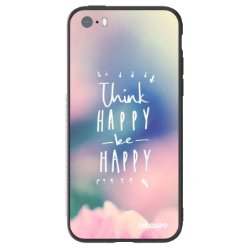 Θήκη για Apple iPhone 5/5S/SE - Think happy be happy