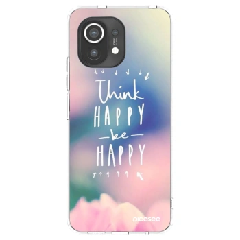 Picasee διαφανής θήκη σιλικόνης Xiaomi Mi 11 - Think happy be happy