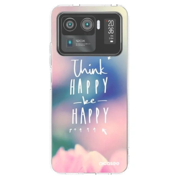 Picasee διαφανής θήκη σιλικόνης Xiaomi Mi 11 Ultra - Think happy be happy