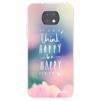 Picasee διαφανής θήκη σιλικόνης Xiaomi Redmi Note 9T - Think happy be happy