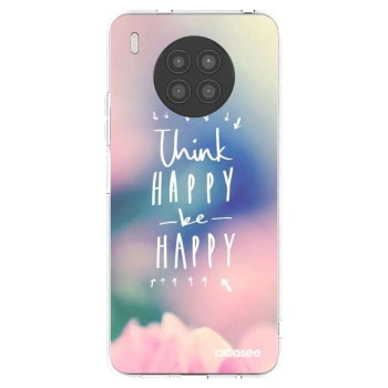 Picasee διαφανής θήκη σιλικόνης Huawei Nova 8i - Think happy be happy