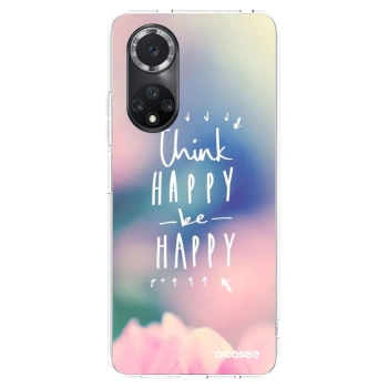 Picasee διαφανής θήκη σιλικόνης Huawei Nova 9 SE - Think happy be happy