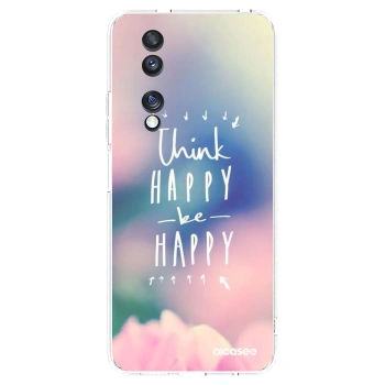 Picasee διαφανής θήκη σιλικόνης Honor 70 - Think happy be happy