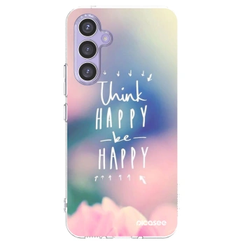 Picasee διαφανής θήκη σιλικόνης Samsung Galaxy A54 5G A546B - Think happy be happy