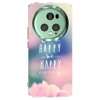 Picasee διαφανής θήκη σιλικόνης Honor Magic5 Pro - Think happy be happy