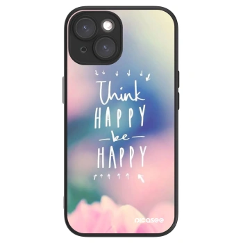 Picasee ULTIMATE CASE MagSafe pro Apple iPhone 15 - Think happy be happy