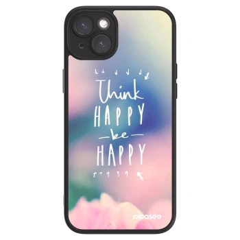 Picasee ULTIMATE CASE MagSafe pro Apple iPhone 15 Plus - Think happy be happy