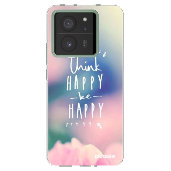 Picasee διαφανής θήκη σιλικόνης Xiaomi 13T Pro - Think happy be happy
