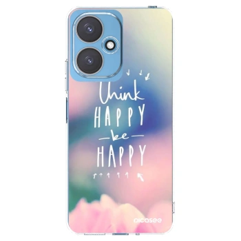 Picasee διαφανής θήκη σιλικόνης Xiaomi Redmi 13C 5G - Think happy be happy