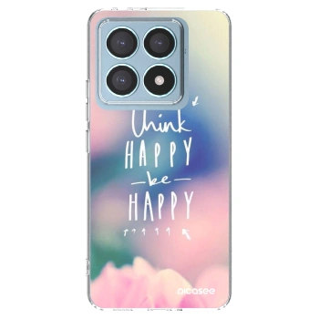 Picasee διαφανής θήκη σιλικόνης Xiaomi 14T Pro - Think happy be happy