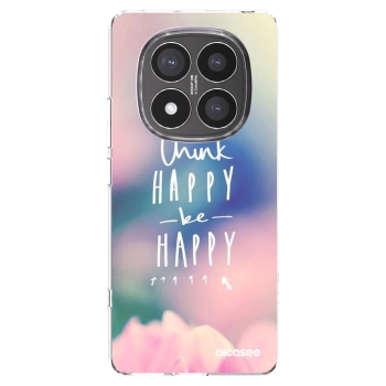 Picasee διαφανής θήκη σιλικόνης Xiaomi Redmi Note 14 Pro+ 5G - Think happy be happy