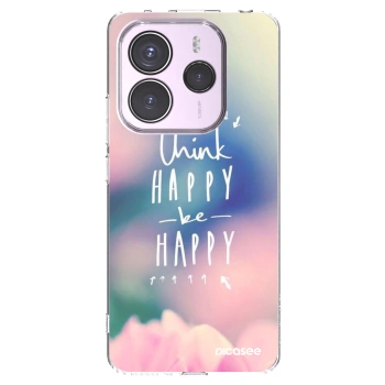 Picasee διαφανής θήκη σιλικόνης Xiaomi Redmi Note 14 5G - Think happy be happy