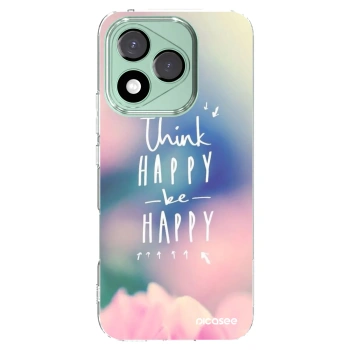 Picasee διαφανής θήκη σιλικόνης Honor 400 Lite 5G - Think happy be happy