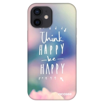 Θήκη για Apple iPhone 12 mini - Think happy be happy