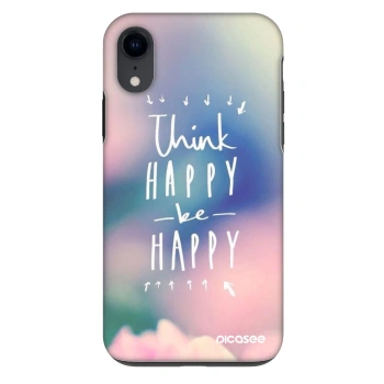 Θήκη για Apple iPhone XR - Think happy be happy