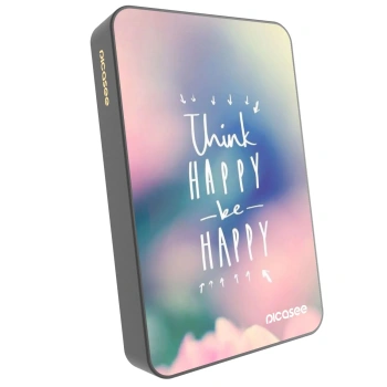 Picasee Powerbank με MagSafe 10 000 mAh Γκρί - Think happy be happy