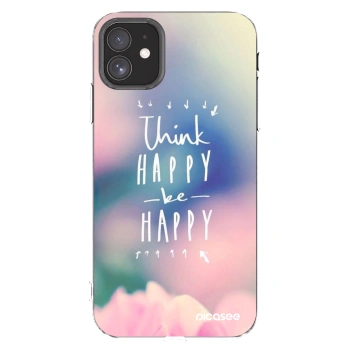 Picasee διαφανής θήκη σιλικόνης Apple iPhone 11 - Think happy be happy