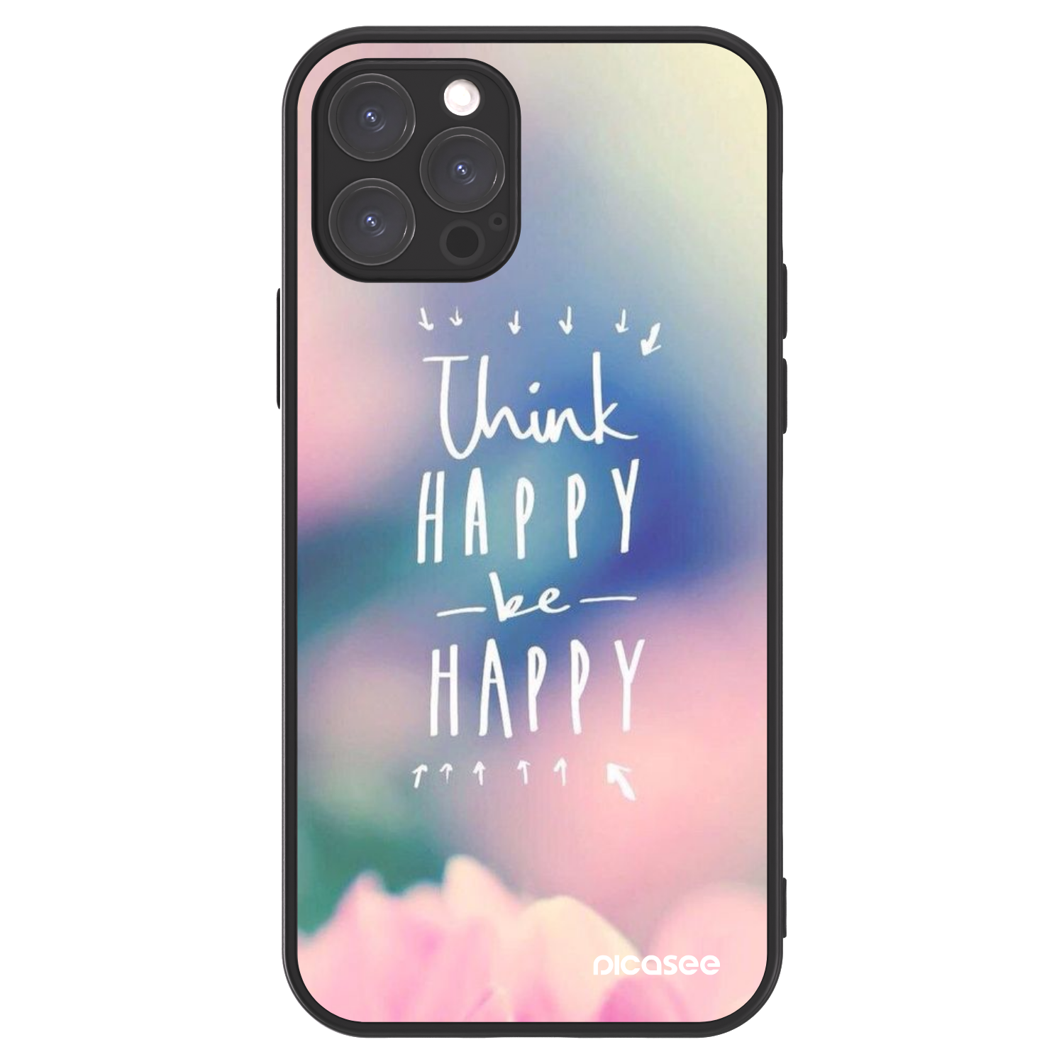 Picasee ULTIMATE CASE για Apple iPhone 12 Pro - Think happy be happy