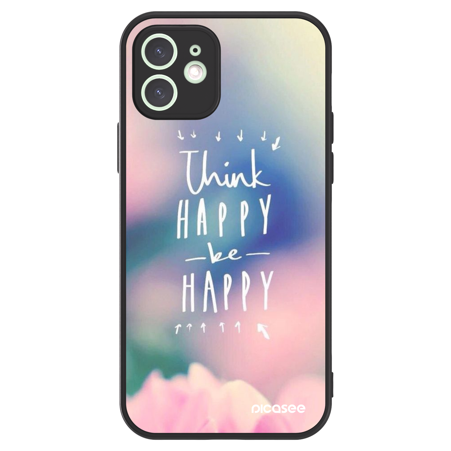 Picasee ULTIMATE CASE MagSafe pro Apple iPhone 12 - Think happy be happy